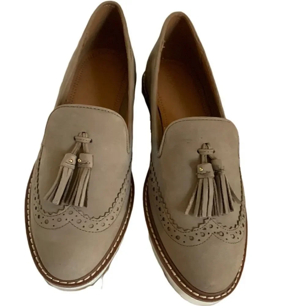 New! Find. Gray Tassel Platform Oxford Loafers